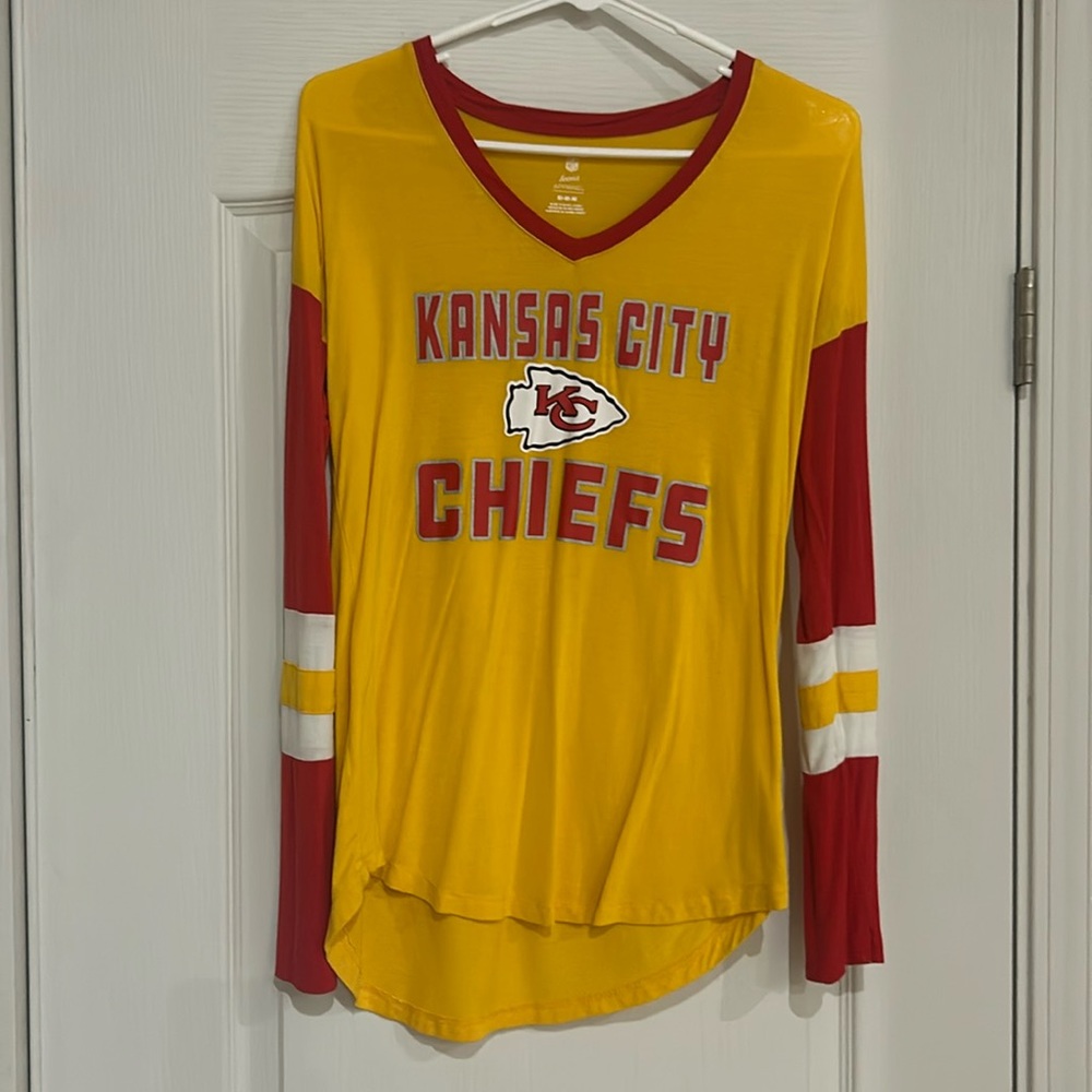 Kansas City chiefs long sleeve rayon/spandex blend
